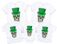 Sugar Skull St Patrick's Day T-Shirt