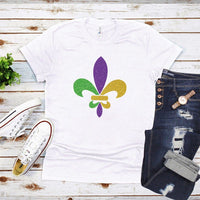 Mardi Gras Fleur De Lis T-Shirt