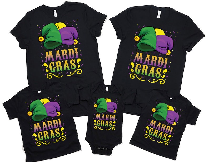Mardi Gras Jester Hat T-Shirt