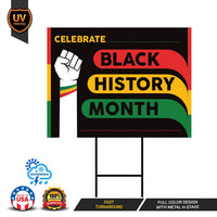 Black History Month Yard Sign