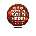 Cookies Sold Here Yard Sign