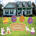 Happy Easter 2024 Yard Sign Cutouts