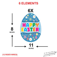 Easter Egg Yard Sign Decorations