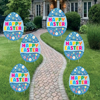 Easter Egg Yard Sign Decorations