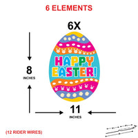 Easter 2023 Egg Yard Sign Decorations