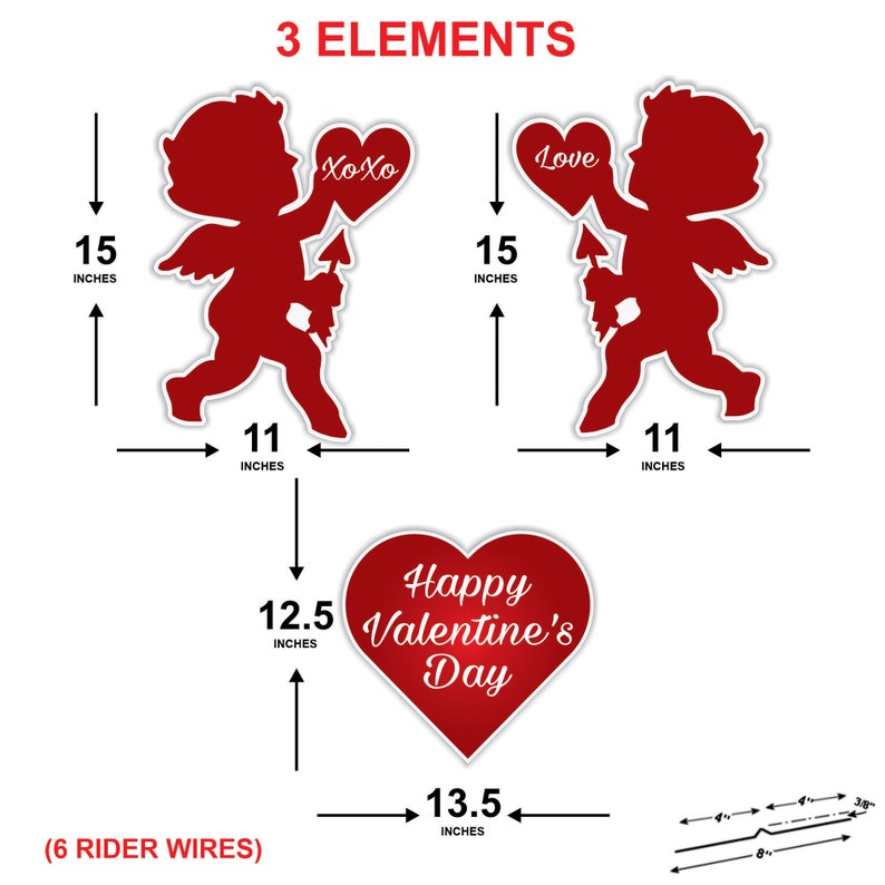 Valentines Day Yard Sign