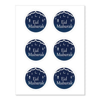 Eid Mubarak 2024 Round Stickers