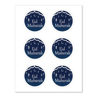 Eid Mubarak 2024 Round Stickers