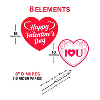 Valentines Day Yard Sign Cutouts