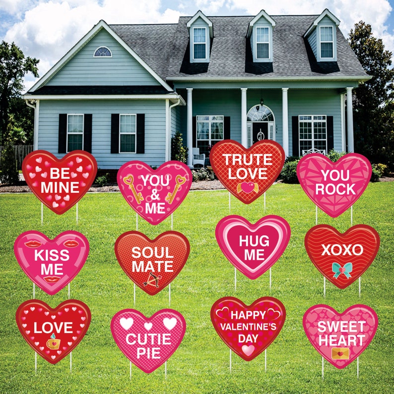 Valentines Day Yard Sign Cutouts
