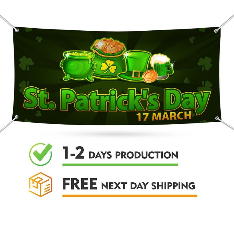 St. Patrick's Day Banner Sign