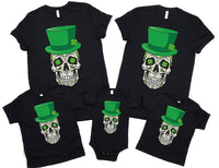 Sugar Skull St Patrick's Day T-Shirt