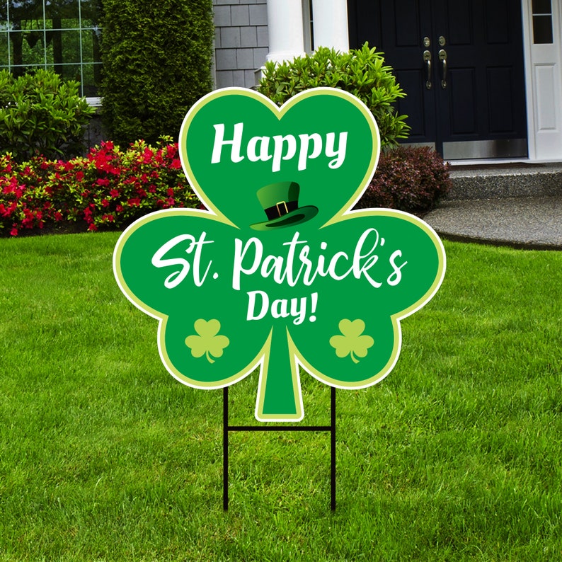 St. Patrick's Day Yard Sign