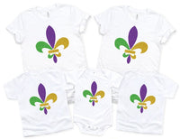 Mardi Gras Fleur De Lis T-Shirt