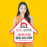 2 Pack Personalized Real Estate Marketing Closing Signs