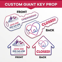 2 Pack Personalized Real Estate Marketing Closing Signs