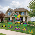 Mardi Gras 2024 Yard Sign Cutouts