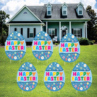 Easter Egg Yard Sign Decorations