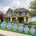 Easter Egg Yard Sign Decorations