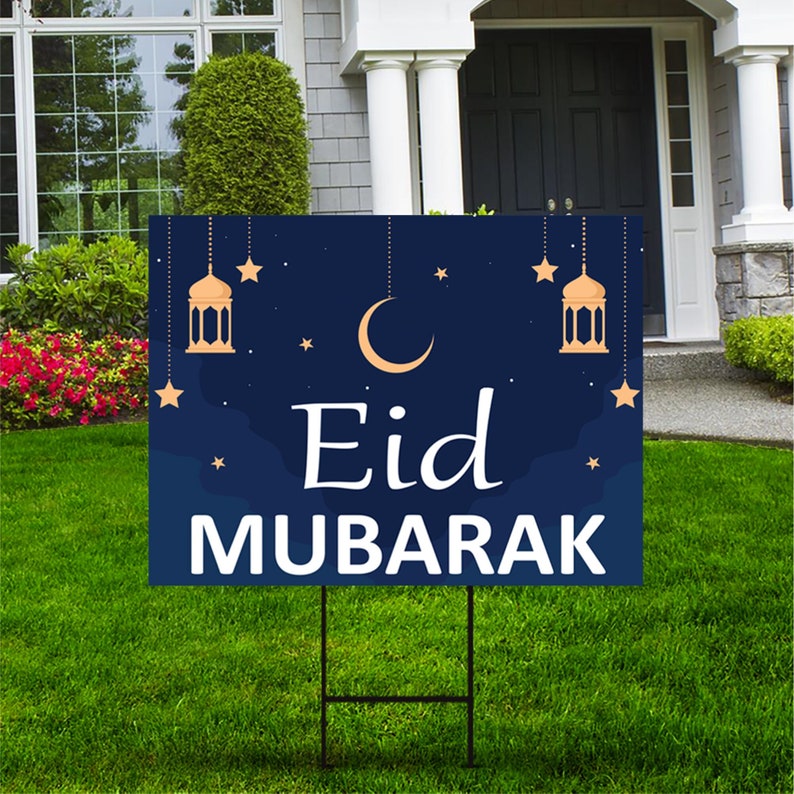 Eid Mubarak 2024 Yard Sign