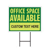 Custom Office Space Available Yard Sign