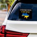 I Stand With Ukraine Sticker Vinyl Decal