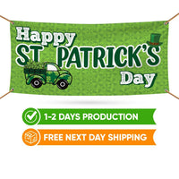 Happy St. Patrick's Day Banner Sign