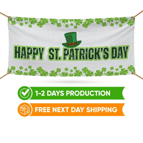 Happy St. Patrick's Day Banner Sign