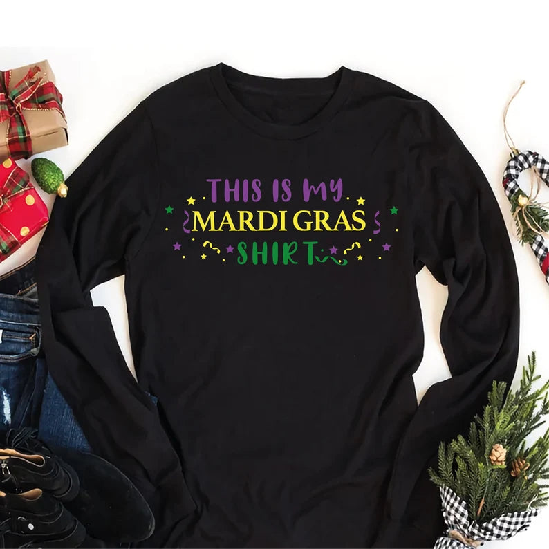 Mardi Gras Long Sleeve T-Shirt