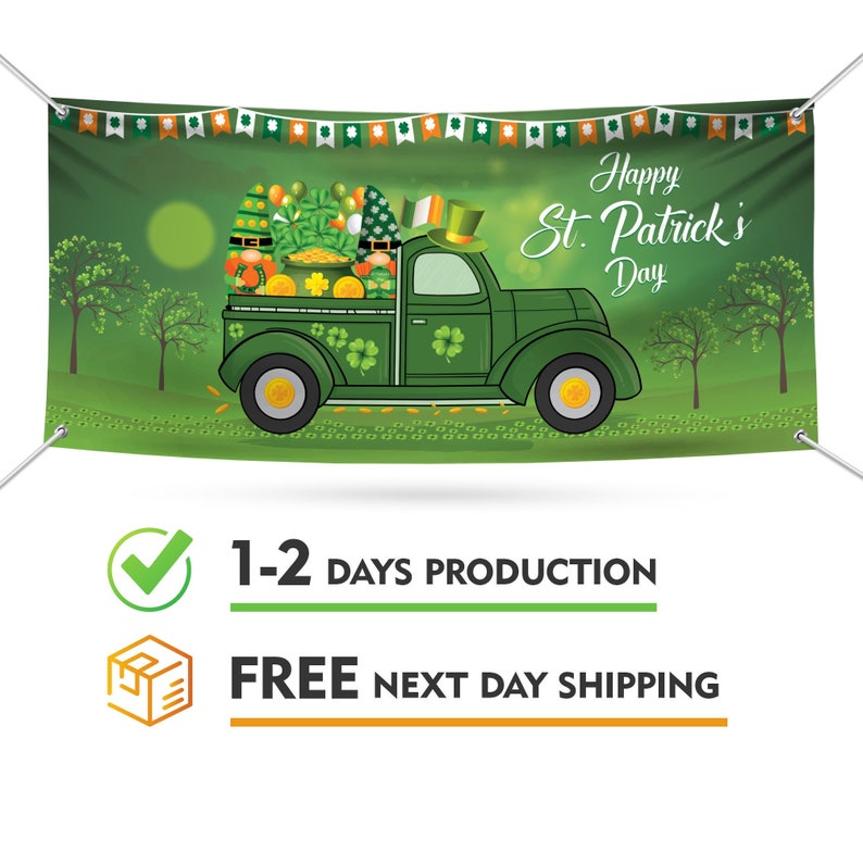 St. Patrick's Day Banner Sign