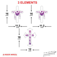 Happy Easter 2023 Yard Sign Cutouts