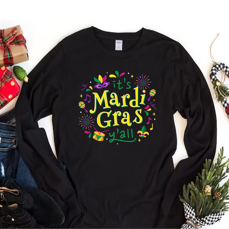 Mardi Gras Long Sleeve T-Shirt