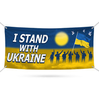 Support Ukraine Banner Sign
