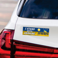 Stand With Ukraine Car Magnet