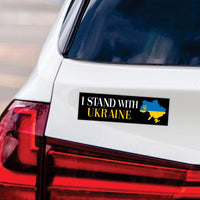 Stand With Ukraine Car Magnet