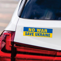 No War Save Ukraine Car Magnet