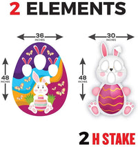 Easter Egg 2023 Yard Sign Decorations