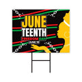 Juneteenth Day Yard Sign