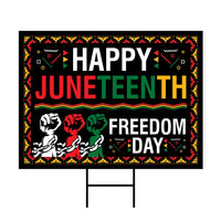 Juneteenth Day Yard Sign