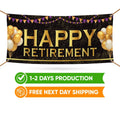Happy Retirement Banner Sign