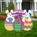Happy Easter 2024 Yard Sign Cutout