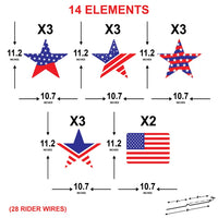 4th of July Yard Sign Cutouts