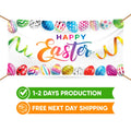 Happy Easter Day 2024 Banner Sign