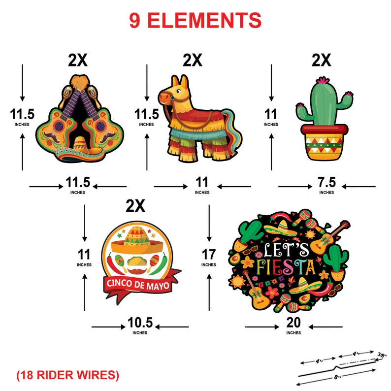 Cinco De Mayo Yard Sign Cutout