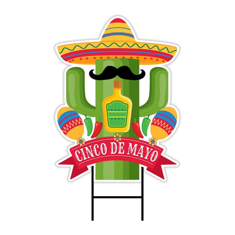 Cinco De Mayo Yard Sign