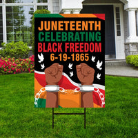 Juneteenth Day Yard Sign