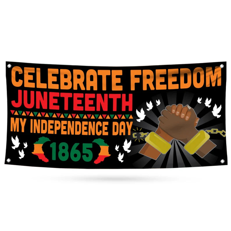 Juneteenth Banner Sign