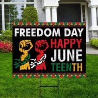 Juneteenth Day Yard Sign