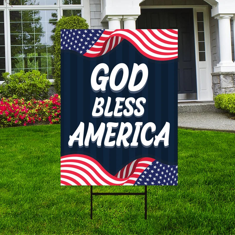 4th of July Yard Sign