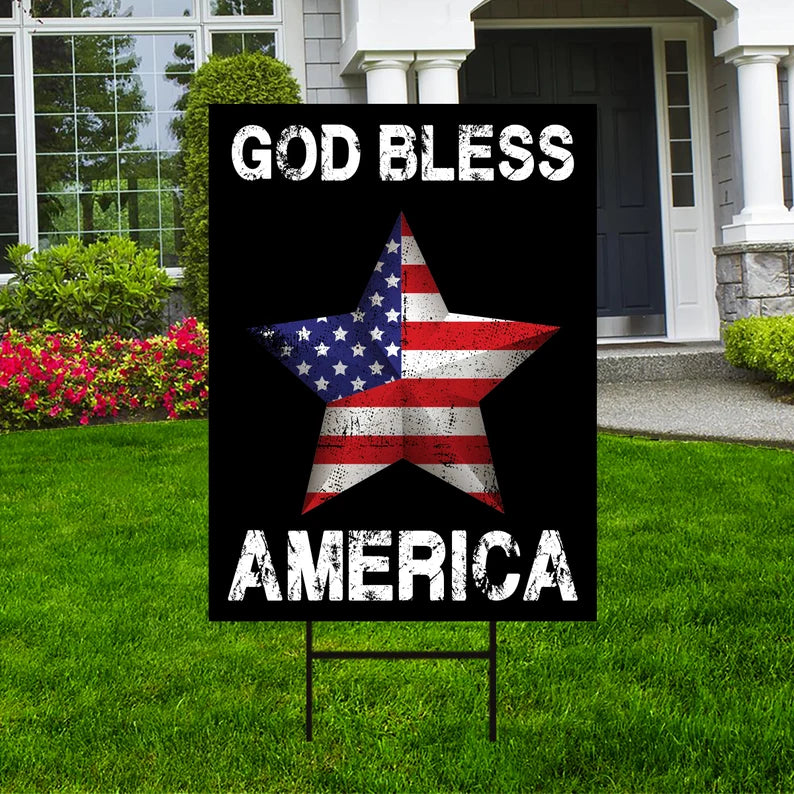 4th of July Yard Sign